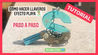 LLAVEROS de RESINA EPOXI 💎 Tutorial para hacer llaveros de RESINA EPOXI MANUALIDADES resinaepoxi [upl. by Elhsa]