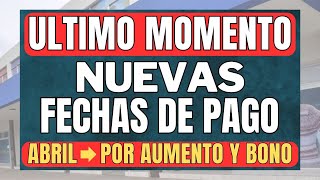 URGENTE 🚨 NUEVAS FECHAS DE PAGO en abril 2024 ➡️ Cuanto cobro JUBILADOS y PENSIONADOS PNC Anses [upl. by Hilar]