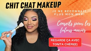 Tuto Pose perruque make up  parlons damour [upl. by Olenta274]