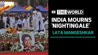 State funeral held for beloved Indian singer Lata Mangeshkar  The World [upl. by Eirollam]