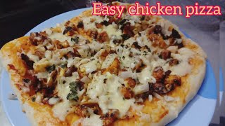 pizza recipe Easy chicken Pizza  പിസ്സ ഇനി എളുപ്പത്തിൽ ഉണ്ടാക്കാം  shemiz world [upl. by Raama]