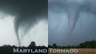 Poolesville Maryland Tornado from Close Range  June 5th 2024 [upl. by Reiniar704]