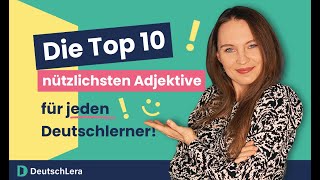 Top 10 Adjektive zur Beschreibung von Charaktereigenschaften I Deutsch lernen b2 c1 [upl. by Aniral221]