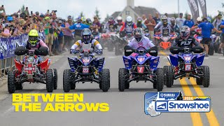 Between the Arrows 2024 Yamaha Racing Snowshoe GNCC ATVs [upl. by Lliw516]