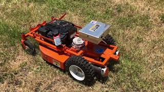 Remote Controlled lawnmower Evatech Goat 22 to Tim in KY 2021 [upl. by Ania]