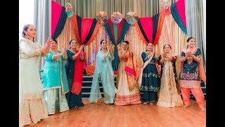 GIDHA amp BOLIYAN PERFORMANCE AT SANGEET  AMAN amp SIMAR 2022  ADELAIDE AUSTRALIA [upl. by Ztirf]