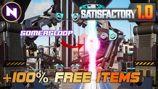 Free POWER or PRODUCTS With SOMERSLOOP To Unlock Tier 7amp8  07  Satisfactory 10  Lets Play [upl. by Etz]