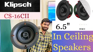 KLIPSCH CS16CII In Ceiling Speakers for Sale [upl. by Yetah]