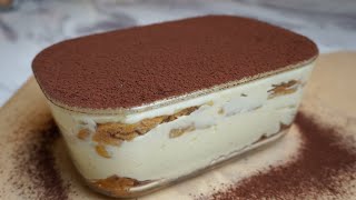 10 Minutes Easy Tiramisu Recipe No Eggs [upl. by Caundra]