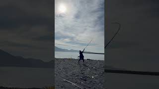 Fishing pendulum fishing surffishing longcasting fish surfcasting pesca surfishing longfin [upl. by Vidovic806]