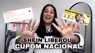 SHEIN LIBEROU CUPOM NACIONAL INTERNACIONAL E FRETE GRÁTIS [upl. by Chak290]