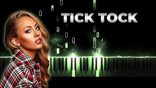 Albina  Tick Tock  Eurovision 2021 Croatia  Piano Karaoke Cover Instrumental [upl. by Assiluj]