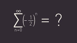 Alternating series 1  Visual solution [upl. by Ggerc]