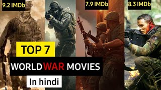 Top 7 Best World War Movies In HindiEng On Netflix YouTube amp Prime Video  Historical War Movies [upl. by Spanjian]