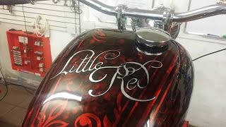 How To Spray Matt Satin Paint Base Coat Clear Coat Custom Paint SteamPunk [upl. by Rednazxela445]