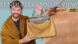 Fendi Large Peekaboo Review  Switch Bags with Me  Fashionphile  What Fits [upl. by Ham]