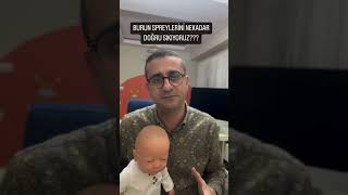 Burun spreyi ne kadar sağlıklıbaby shortvideo çocukdoktoru bebekbakımı bebekgelişimi shorts [upl. by Orran]