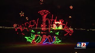 Tanglewood Park Festival of Lights begins 33rd annual season [upl. by Yezdnil]