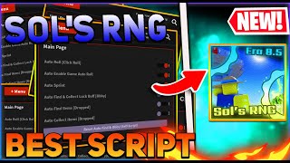 Sols RNG Script GUI  Hack Auto Farm Auto Roll Get All Auras And More PASTEBIN 2024 [upl. by Doralia]