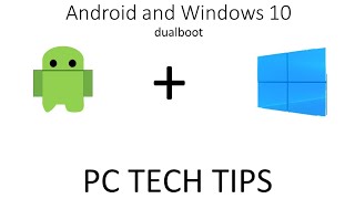 how to dualboot android and windows 10 pc tips [upl. by Lilybelle]