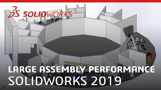 Large Assembly Performance  SOLIDWORKS 2019 [upl. by Bob]