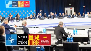 North Atlantic Council at the NATO Summit in Madrid 🇪🇸  opening remarks 28 JUN 2022 [upl. by Anirdna451]