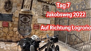 Radreise Doku Urlaub allein auf dem Jakobsweg 2022 ein Pilger mit dem EBike Riese und Müller Tag 7 [upl. by Hopkins405]