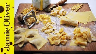 How To Make Pasta Shapes  Jamies Comfort Food  Gennaro Contaldo [upl. by Ynnattirb]