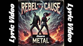 Rebel Without a Cause  Lyric Video Metal [upl. by Novi]