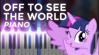 Off To See The World Lukas Graham  The My Little Pony Movie Synthesia [upl. by Ennaxor]