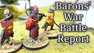 The Barons War  500pt Battle Report [upl. by Hanauq83]