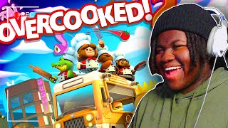 THIS IS WHY WE NEVER IN THE KITCHEN Overcooked 2 Funny Moments [upl. by Enelam]