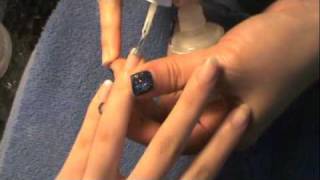 ♡♡♡ American Manicure Tutorial ♡♡♡ [upl. by Ylicec]