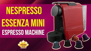 Nespresso Essenza Mini Espresso Machine Red Review [upl. by Standford]