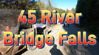 45 River Bridge Falls  AlbertCounty nbatvforum waterfalls utvadventure [upl. by Forester708]