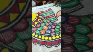 fish painting madhubanipainting viralvideo treanding farhankhan celibrity [upl. by Enidaj]