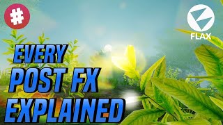 Post Processing Effects Explained PostFX Volume Tutorial Flax Engine [upl. by Ilsa]