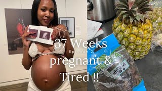 37 weeks pregnant amp Tired [upl. by Ahsekat]