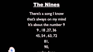 The Nines Multiplication Song [upl. by Atinnod]