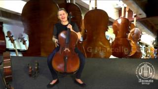 Elizabeth Hubbard tests the Amore and G Marcello Cello [upl. by Anrym]