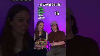 THIS GAME IS TOO HARD 20 Words Or Less Word Association Challenge [upl. by Ahsinrad]