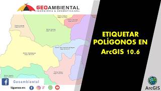 Etiquetar polígonos en ArcGIS 106 [upl. by Donavon399]