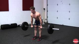 How To Barbell StiffLeg Deadlift [upl. by Aenert784]