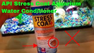 ✅ How To Use API Stress Coat Aquarium Water Conditioner Review [upl. by Aibara]