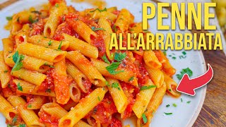 How to Make PENNE allARRABBIATA Like an Italian The Angry Spicy Pasta Recipe [upl. by Eerdna]