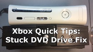 Xbox Quick Tips Stuck DVD Drive Fix [upl. by Retsila518]