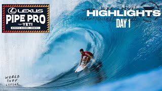 HIGHLIGHTS Day 1  Lexus Pipe Pro presented by YETI 2024 [upl. by Anaya]