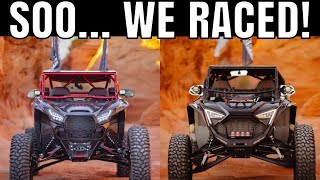 KRX 1000 VS RZR Pro R amp Turbo R  Timed laps [upl. by Plumbo989]