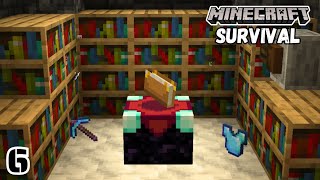 How to Enchant in Minecraft  Minecraft 121 Survival Lets Play Episode 6 [upl. by Mitran71]