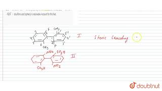 22 Dofluoro66dimethylbiphenyl is nonresolvable whereas 22 dinitro66 [upl. by Jorey]